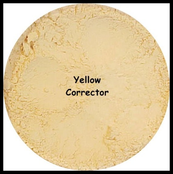 Yellow Color Corrector Mineral Concealer Makeup All Natural