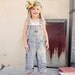 The Morningside Overalls - Bleached, Distressed, & Studded handmade overalls - baby overalls - toddler denim overalls - coveralls - baby