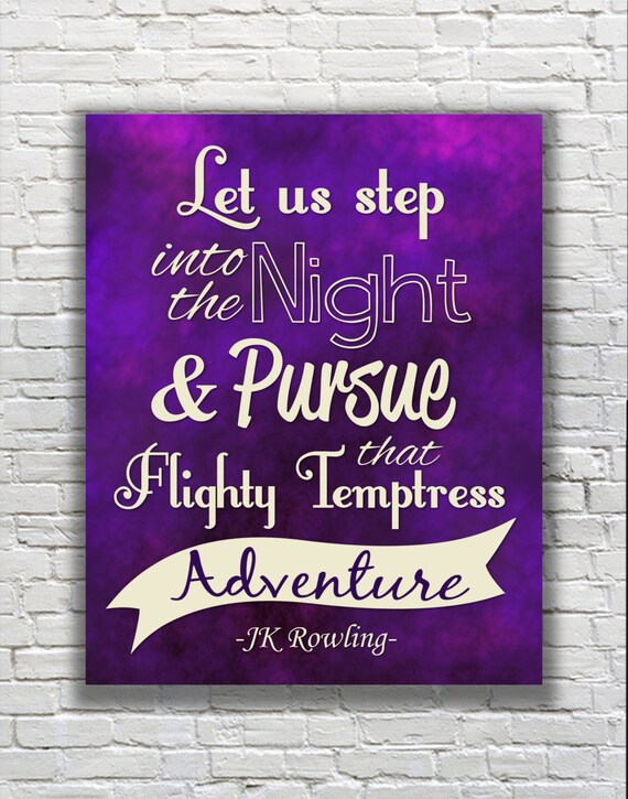 Items similar to Harry  Potter  Typography Quote  Let Us 