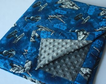 Star Wars Baby Blanket-Blue Ships
