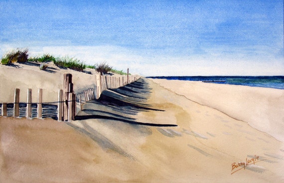 LBI Long Beach Island New Jersey Seascape 13x19 Fine Art