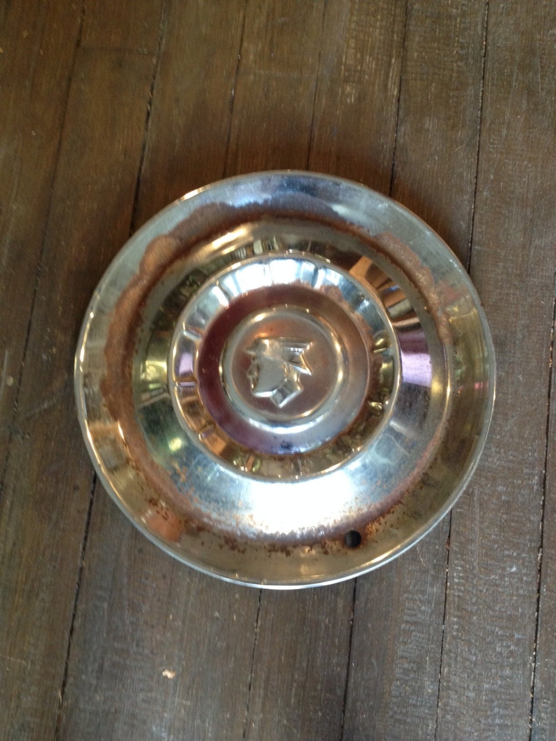 vintage 15 mercury hubcap 50 s chrome by upcycledupstyled