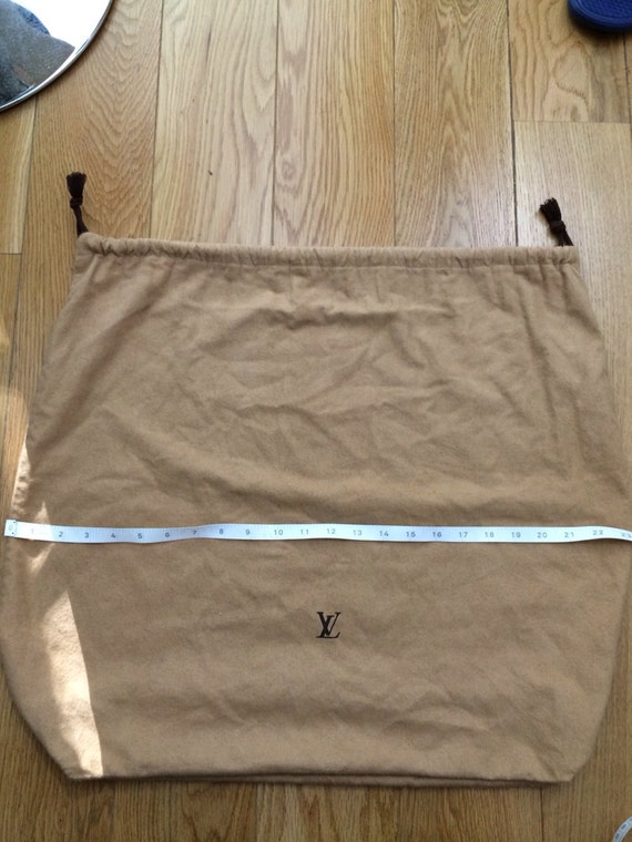 Authentic Louis Vuitton Large Drawstring Dust Bag Free