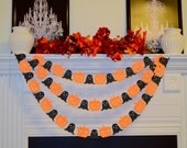 Paper Garland/Halloween Decoration Halloween Garland Pumpkins and Ghost Garland /Any occasion garland- 10ft Halloween party Decor Il_170x135