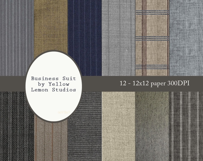 Instant download- Father business suit women missionary Retro style papers 12x12 Digital Paper Pack (digital only paper)