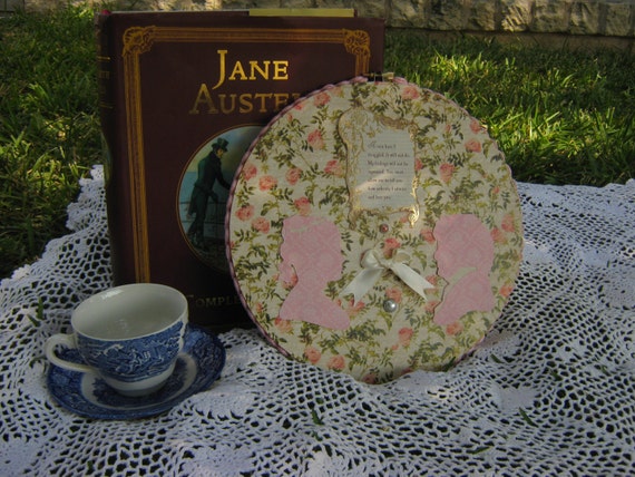 Pride and Prejudice Hoop Wall Decor