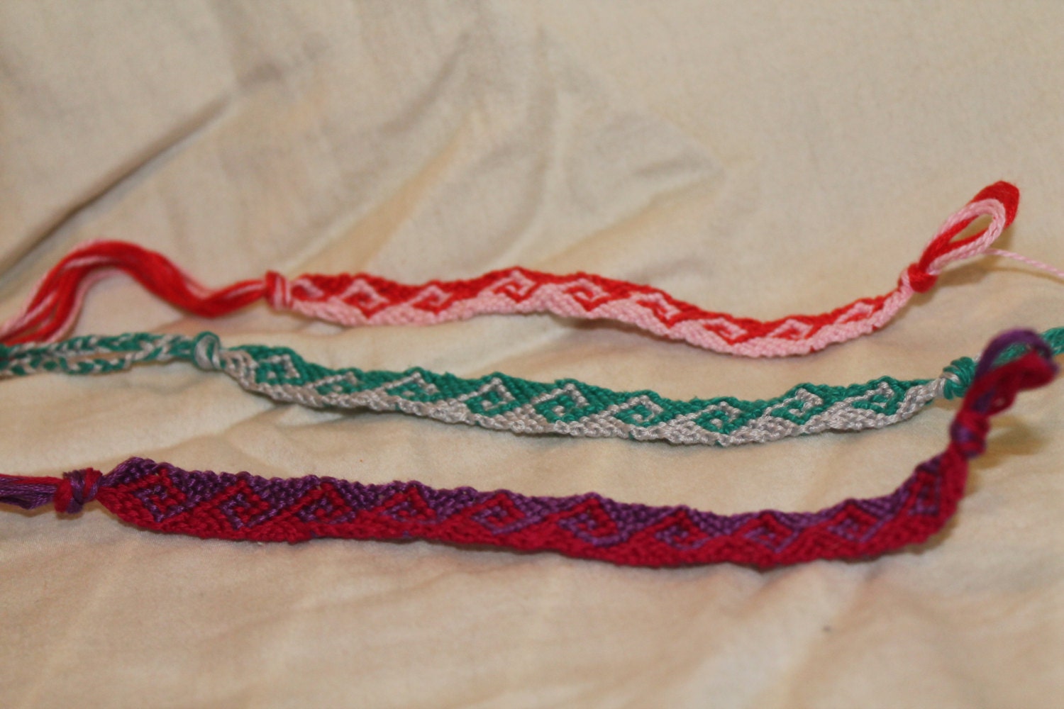 Greek Wave Friendship Bracelets by FromMarissaWithLove on Etsy