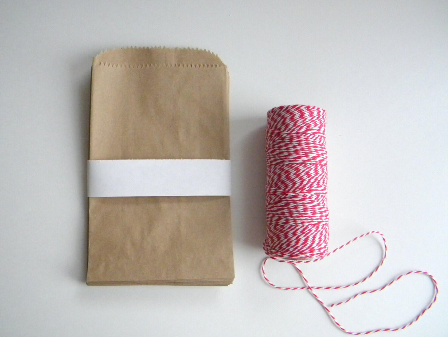 40 Brown Kraft Flat Paper Bags 4 x 6 Inches Brown Paper Bag