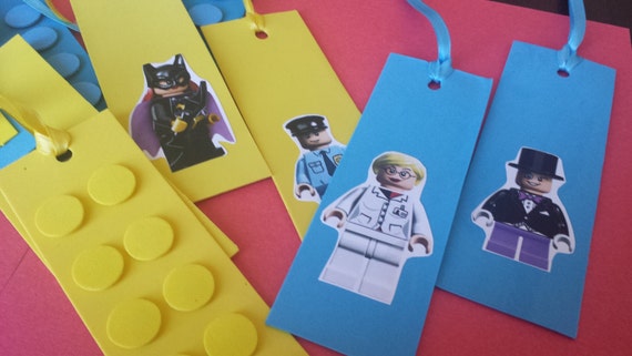 Items Similar To Lego Batman Bookmarks Lego Batman Birthday Party 