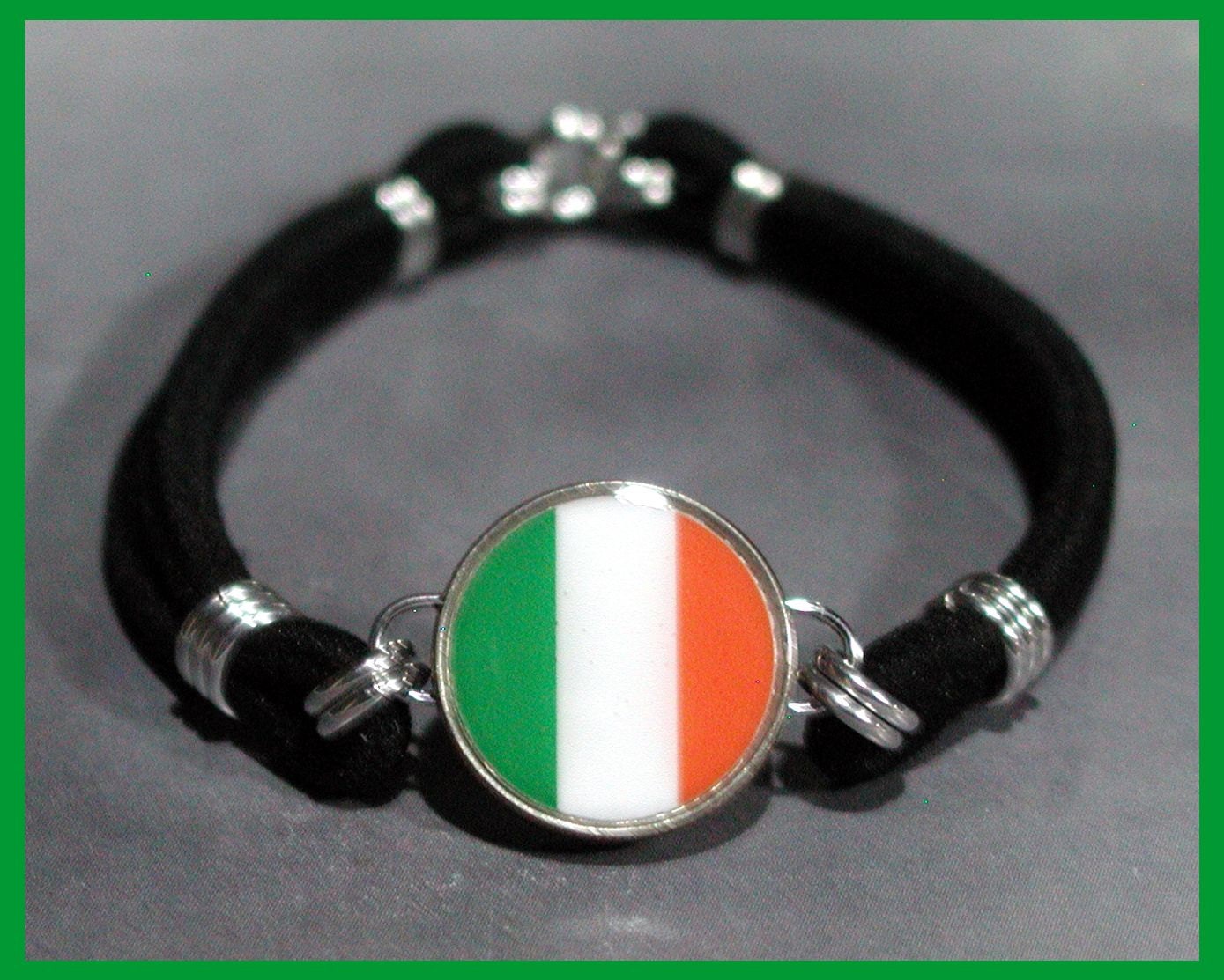 IRISH FLAG Ireland Dime Stretch Bracelet One size fits most