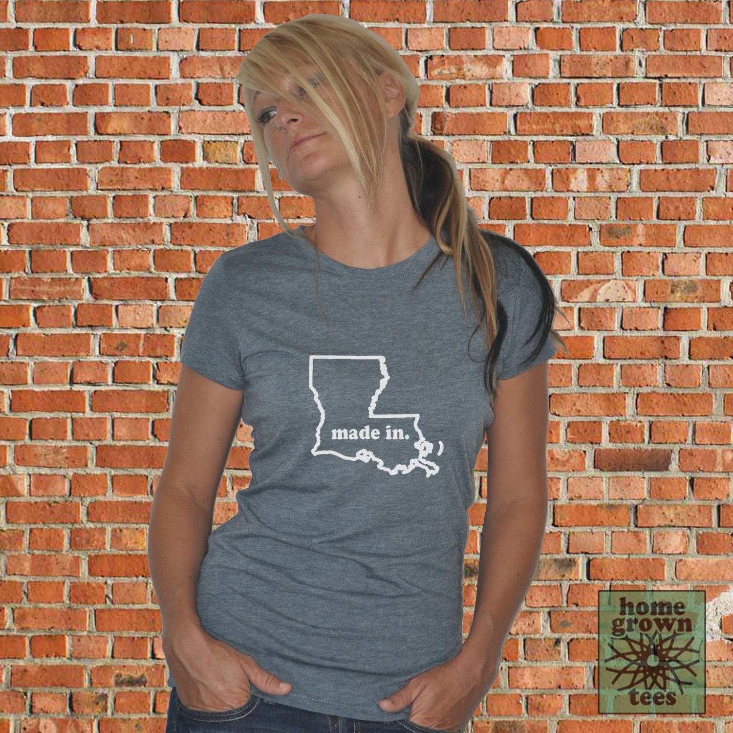 Home Tees SUPER SOFT baby doll shirt tshirt jersey top Womens