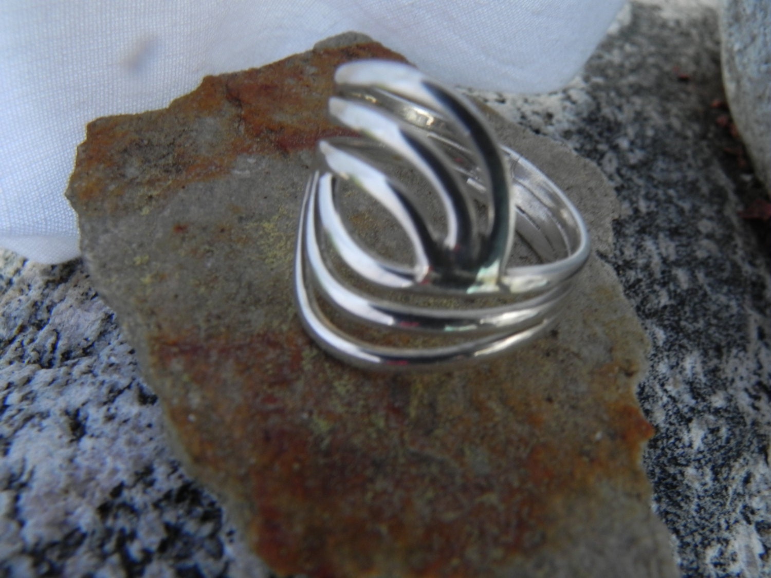 Silver Nazca Ring Silver Ring Peruvian Silver by MyriadsOfPeru