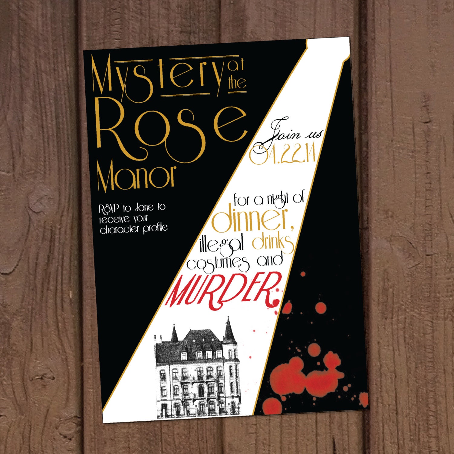 Murder Mystery Party Invitations 9