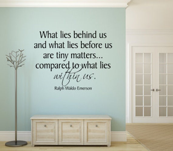 What Lies Within Us Large Vinyl Wall Decal