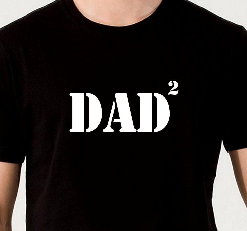 Funny 2 Times Dad Twice Daddy 2nd Time Father T-Shirt Gift