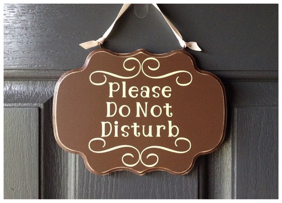 Items Similar To Please Do Not Disturb Sign With Scrolls Front Door 