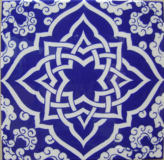 Items similar to IZNIK CERAMIC  TILE  with Traditional 