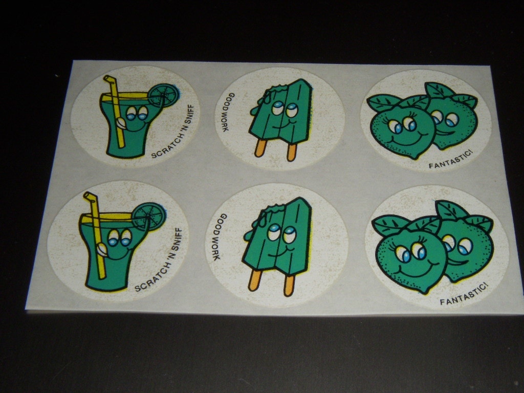 CTP Scratch 'n Sniff stickers vintage scratch and by 4JOY2YOU