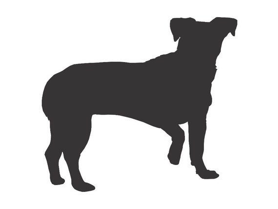 Download Chiweenie Dog Silhouette Custom Die Cut Vinyl Decal Sticker