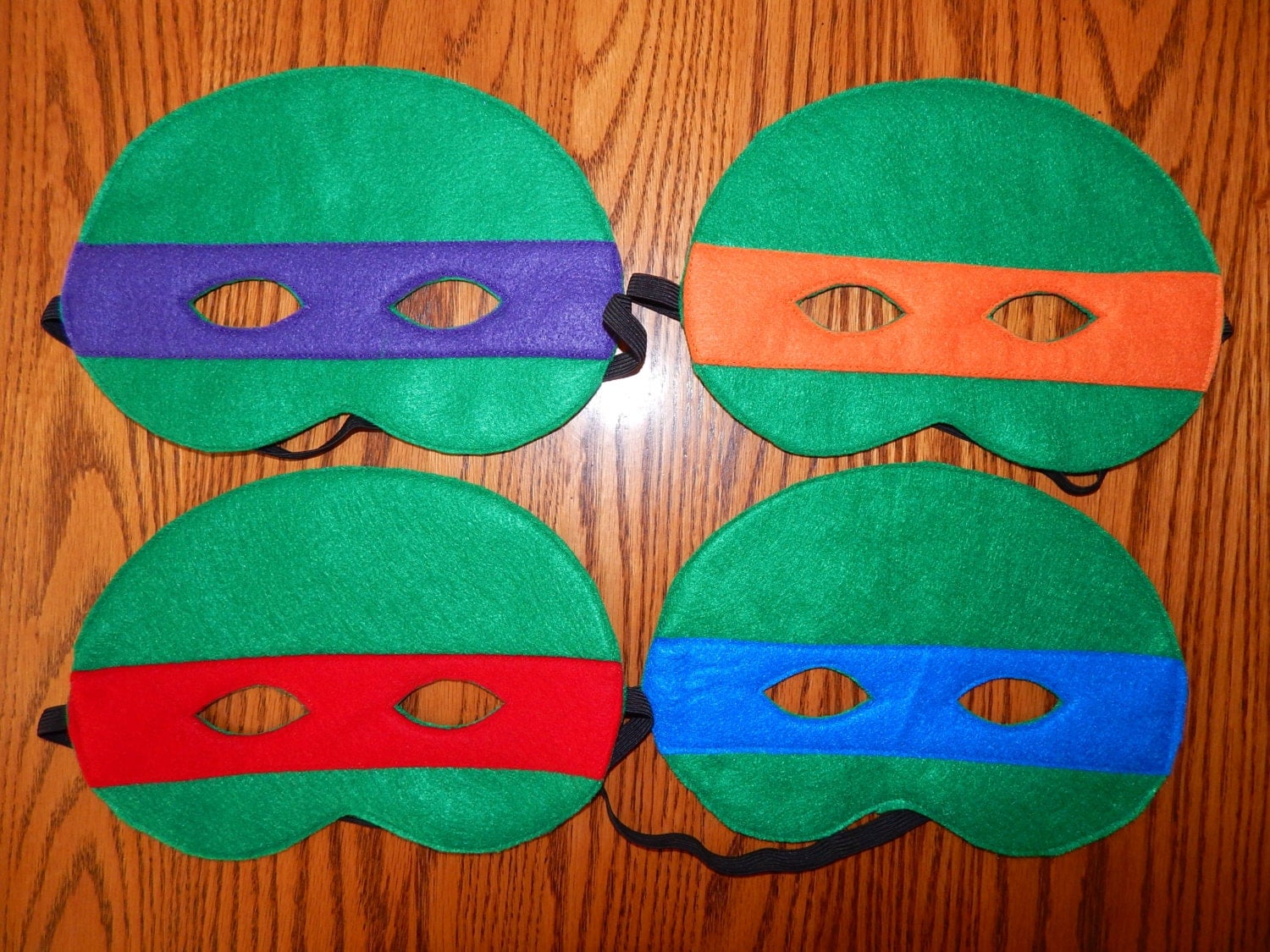 Teenage Mutant Ninja Turtles TMNT Felt Superhero Mask