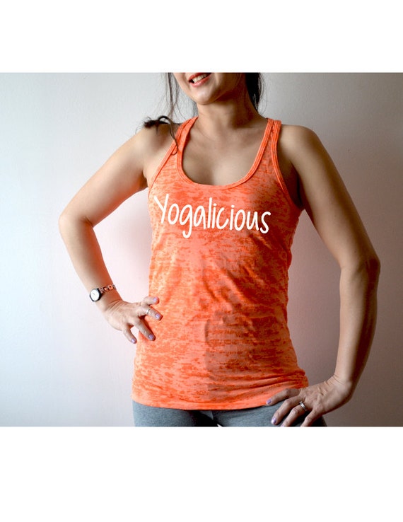 Yogalicious Women's Tie Front Sleeveless Workout Top 