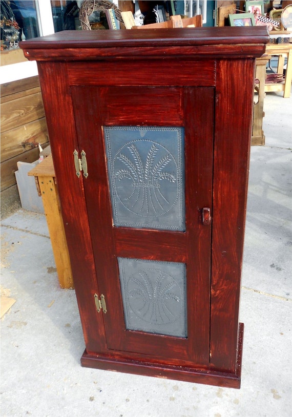 Items similar to Country Jelly w/ Rustic Wheat Punched Tin