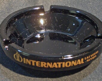 1 piece, International Hotel and casino, Las Vegas Ash Tray , Date 1960’s Never used in Very Fine condition. 772a