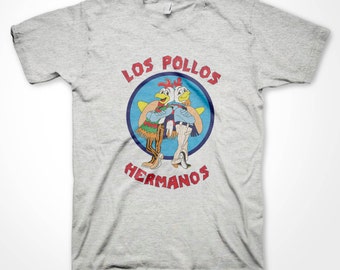 Los Pollos Hermanos T-shirt Breaking Bad Fan Chicken Brothers Heisenberg meth cook funny shirts