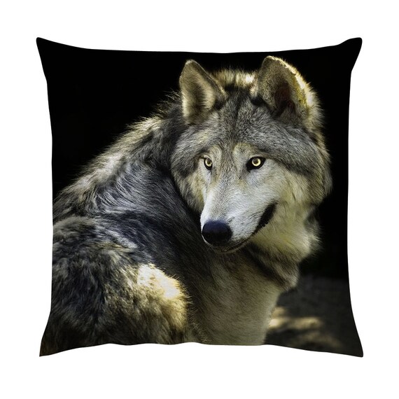 Wild Wolf Cushion/Pillow 18 by Studio2006 on Etsy