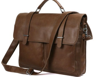 Popular items for leather bag for men on Etsy