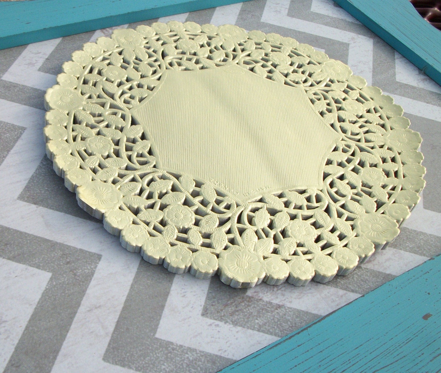 Gold Doily 10 Inch Gold Lace Foil Doilies Fancy