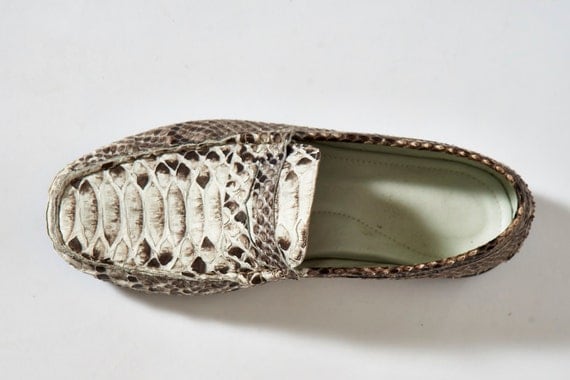 Python Men's Driver Shoes by JoanaWolf on Etsy