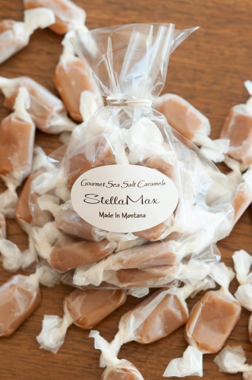 1 lb Handmade Sea Salt Caramels Made In Montana