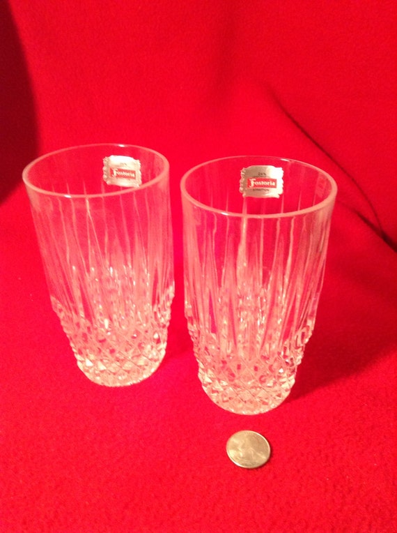 Vintage / Antique Fostoria Crystal Highball by HarperVintageHome