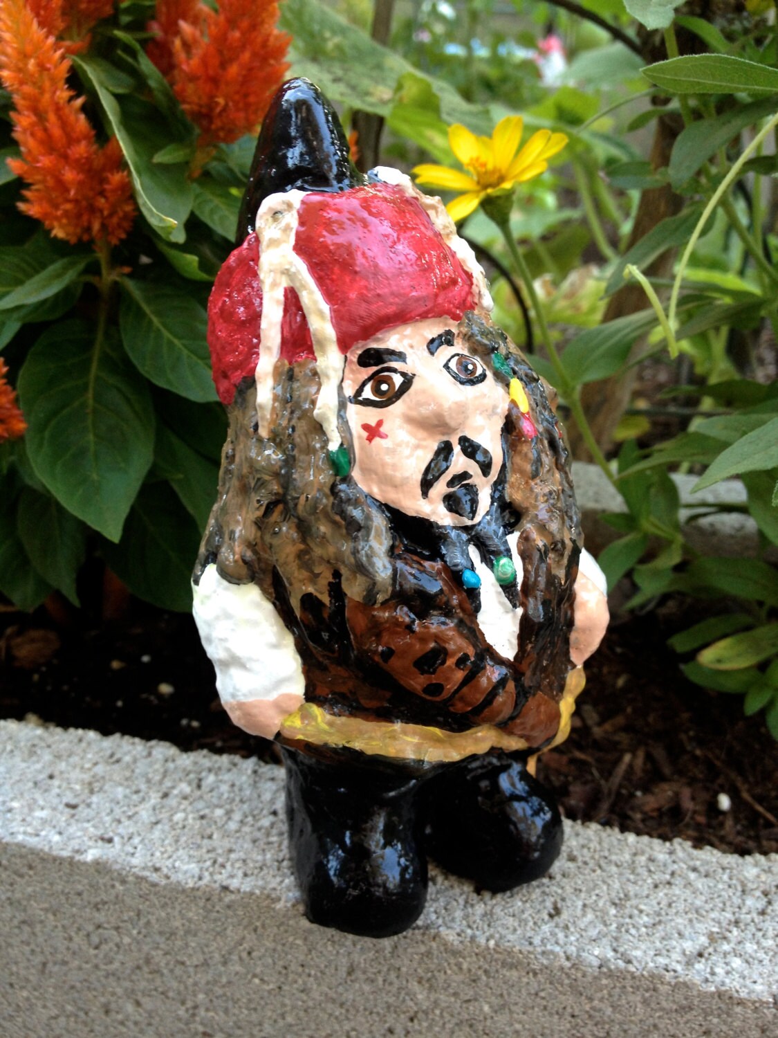 Captain Jack Sparrow parody figure II pirate Garden gnome 5