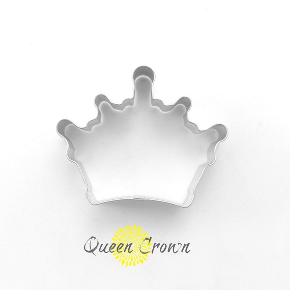 Queen Crown Cookie Cutter / Royalty Cookie by TheButtercupHouse