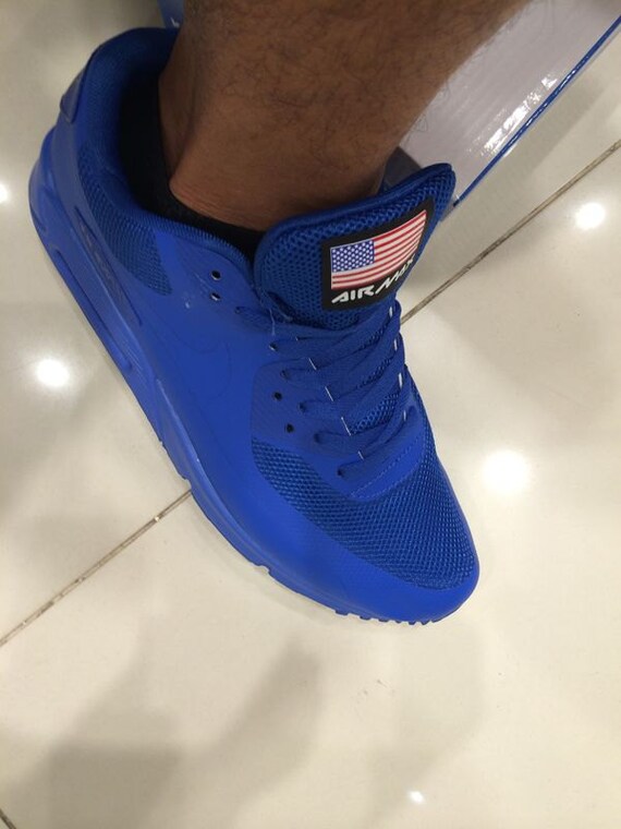 Nike Air Max 90 Hyperfuse size 10 blue color