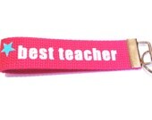key chain - best teacher/ keyring/ teacher gift idea