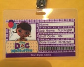 Items similar to Doc McStuffins ID Badges on Etsy