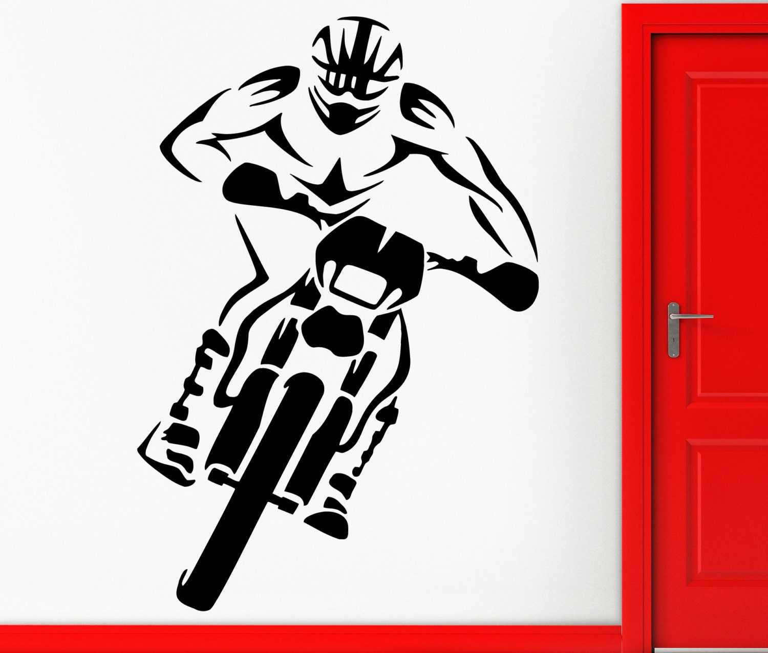 Wall Stickers Vinyl Decal Bike Bikers Exteme by Wallstickers4you