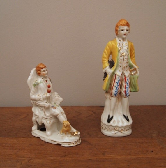 Occupied Japan Figurines Porcelain by EmpireAbodeVintage on Etsy
