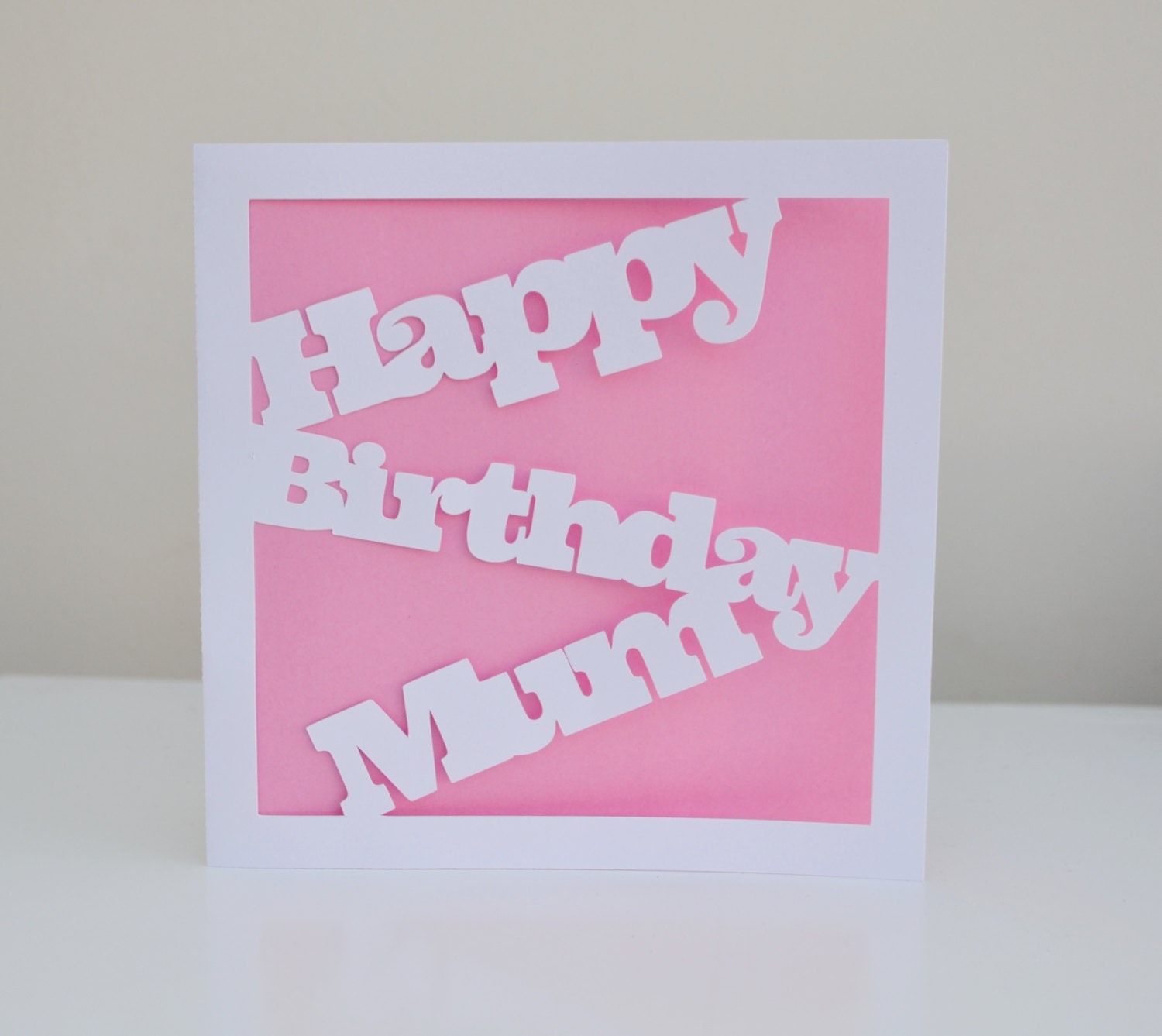 Download Happy Birthday Mum Card Cutting SVG Cutting File