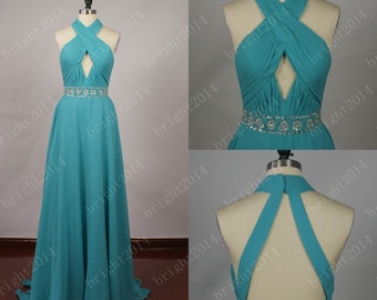 Sleeveless Simple Prom Dress Backless Sexy Party Dress c2508 main image 1