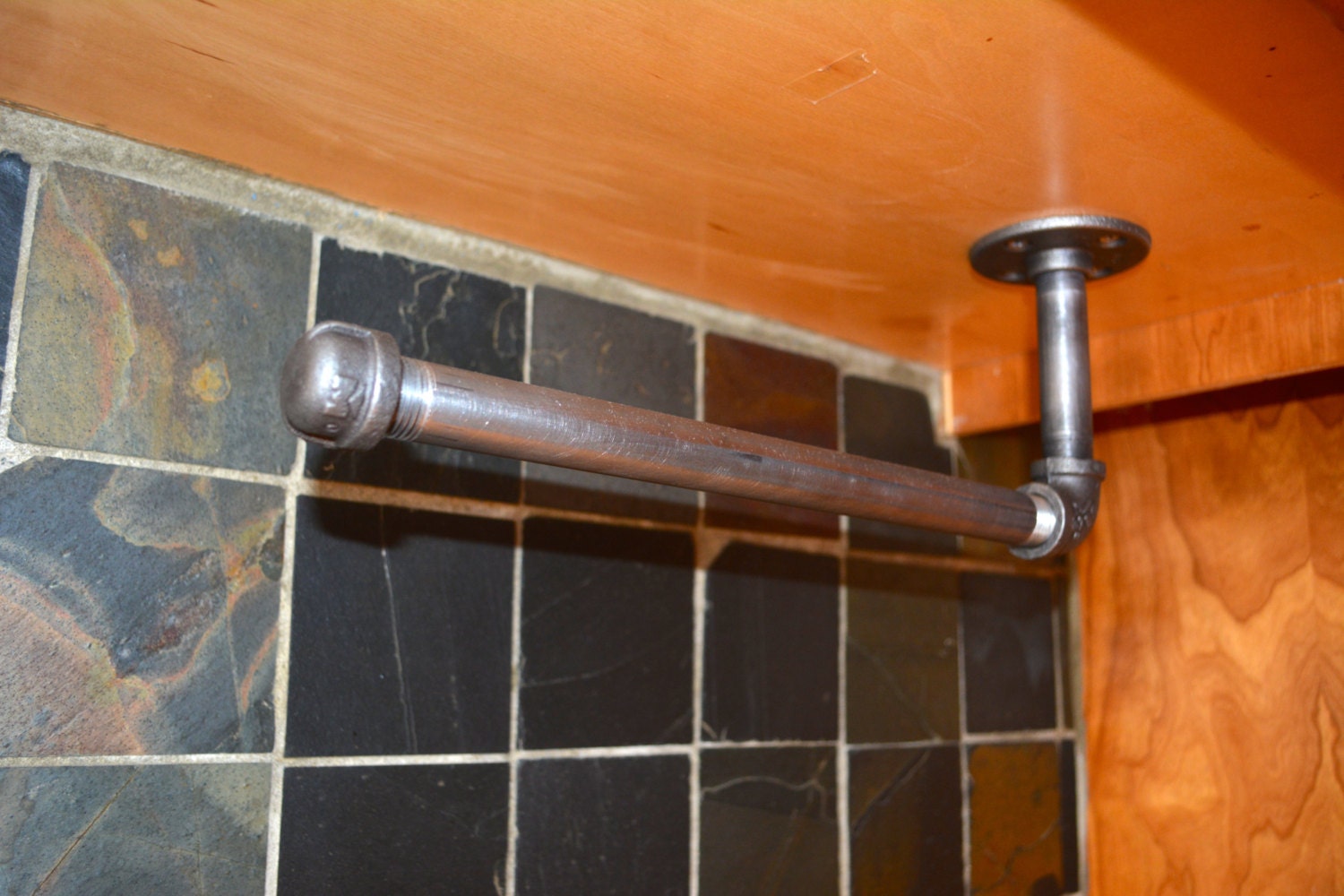 Industrial Pipe Paper Towel Holder