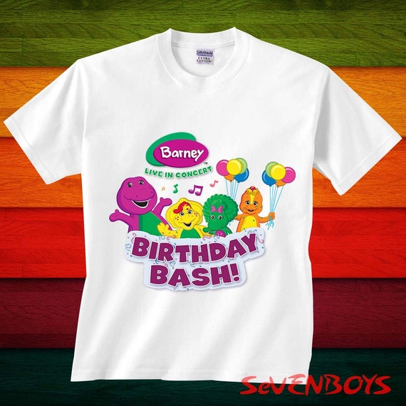 Barney tshirt Barney shirt Barney t shirt Barney by Sevenboy