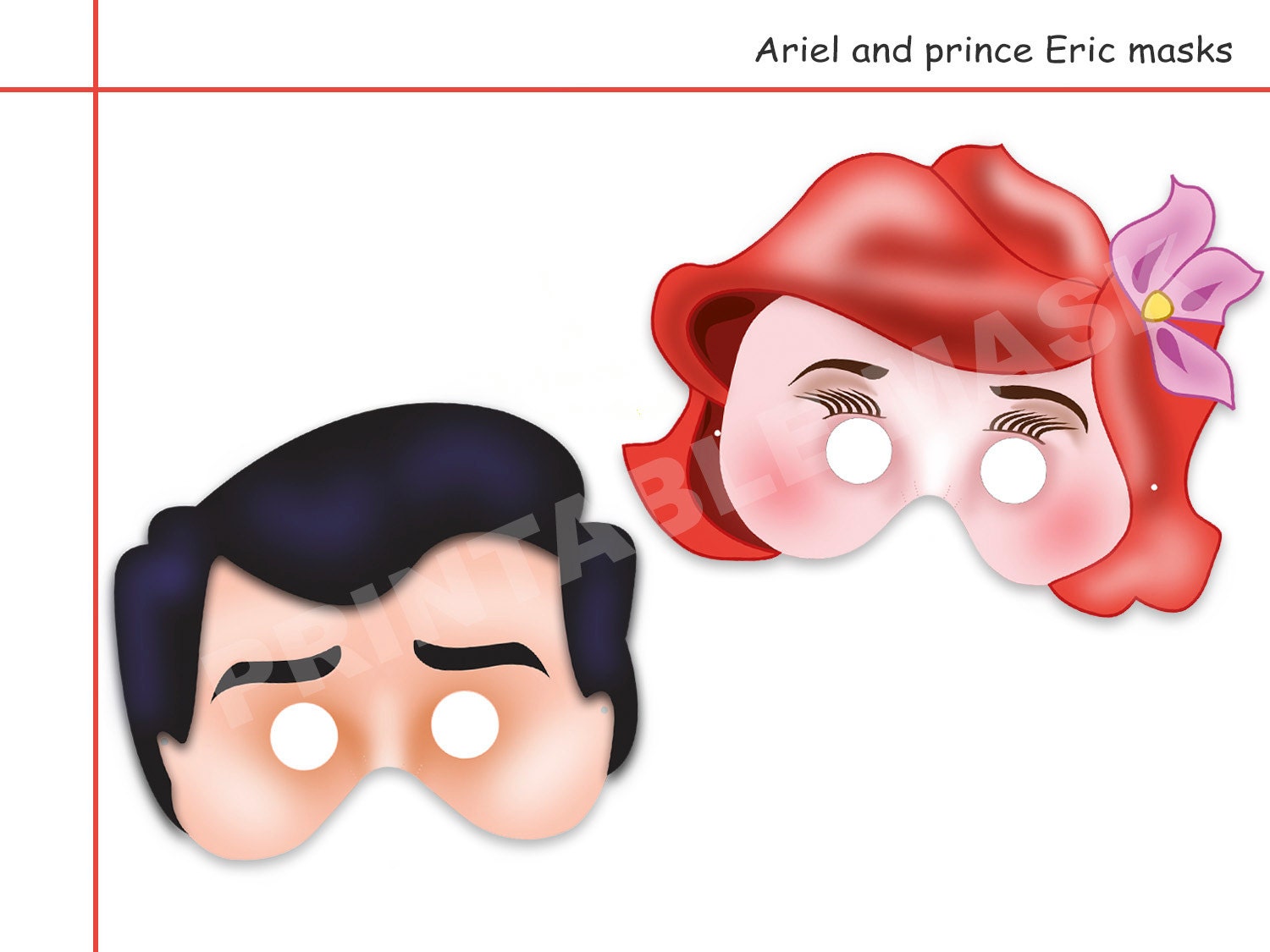 unique-2-mermaid-printable-masks-diy-ariel-eric-booth