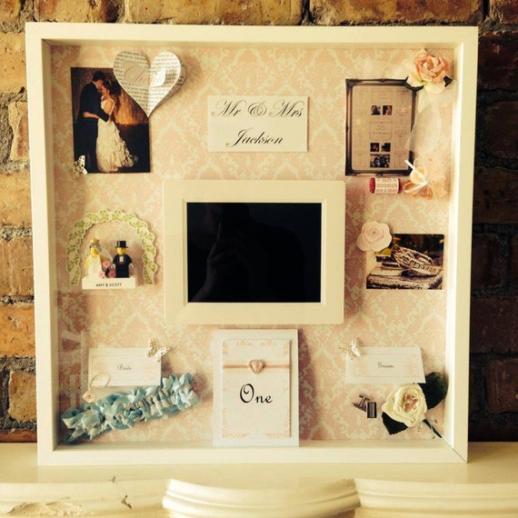 Items similar to Large Digital Wedding Memory Frame on Etsy