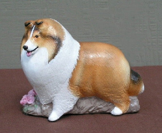 shetland sheepdog figurine