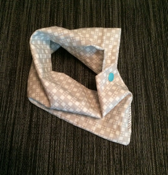 Baby/Toddler Scarf Soft Grey Cotton by RosieRobots on Etsy