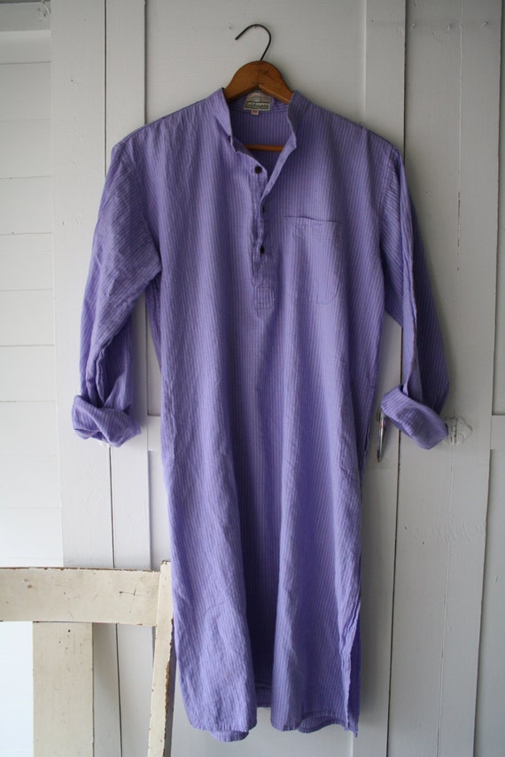 vintage cotton nightshirt night dress by littlebyrdvintage on Etsy